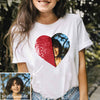 Custom Black Heart Flip Sequin Shirt (Heart)-Buy 2 Get 20% Off