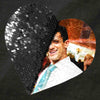 Custom Black Heart Flip Sequin Shirt (Heart)-Sponsor