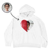 Custom Flip Sequin Hoodie(Heart)