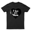 Custom I Love You Mom Flip Sequin Shirt (Double Print)