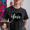 Custom Love Flip Sequin Shirt (Double Print)