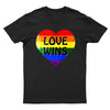 Custom Love Wins Flip Sequin Shirt (Double Print)-Sponsor