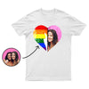 Custom Rainbow Finger Flip Sequin Shirt (Double Print)-Sponsor