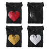 Custom Black Heart Flip Sequin Hoodie(Heart)